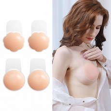 올쇼핑 실리콘 볼륨업 접착 누드브라 니플패치 유두패치
