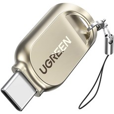 유그린 USB 3.0 C타입 TF Micro SD 카드 리더기 U-80124, 1개