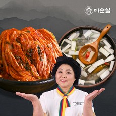 이순실의 평양김치 배추김치 2kg + 동치미 2kg 세트포기김치 이북식 김장김치