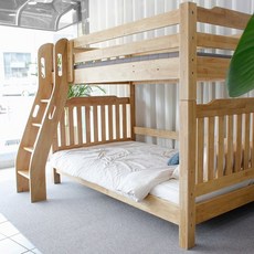 나누다가구 한스 원목 이층침대 [매트리스 SET], 네추럴