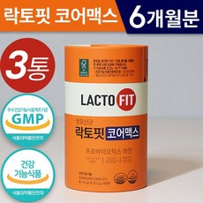 식약처 인증 인정 종근당 건강 락토핏 생유산균 코어 코어맥스 LACTO FIT 120g 유산균 포뮬러 포뮬라 랏토핏 락토픽 라토핏 라토픽 라토피 프로 바이오 틱스 텍스 택스 사은품 3박스 60포 (2개월분) 상품 이미지