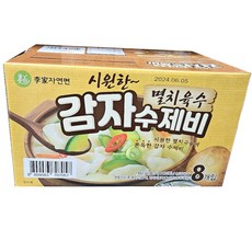 이가자연면 시원한 멸치육수 감자수제비, 186.5g, 8개