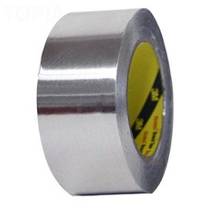HATOPIA 알루미늄 테이프 120MIC 50MM 대용량 은박테이프 덕트 닥트 연통 싱크대, 1개