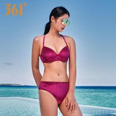 실내 실외 비치 강습용 아레나 여자 수영복, 3001-레드 삼각 비키니