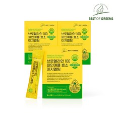 베스트오브그린 브로멜라인 100 파인애플효소 이지멜팅, 3개, 60g