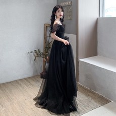 블랙촬영드레스