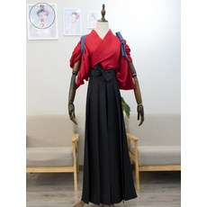 검도복 도복 무사 사무라이 일본 전통 무술 Kamisama love momozono 나나미 코스프레 의상 커버 검도 바지와 기모노 여성 역할 놀이 소품 의류 맞춤 제작 모든