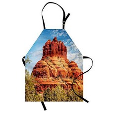 Lunarable Western Apron Famous Bell Rock and Courthouse But/13885427, 상세내용참조