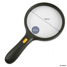 돋보기 확대경 COMS 1.8배 휴대용 실버 3LED 복지용품 핸드형 5배, 단품, 단품