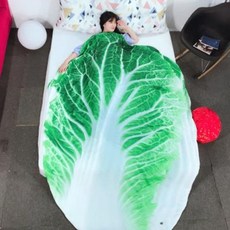 여름 이불 배추 물빨래 캐릭터 에어컨 여름용 얇은 이불 아이디어 어린이 1인용 여름 이불, 01 골드, 01 80x110cm