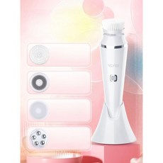 클렌징기계 충전식 미니 전동 모공 진동클렌저, D. 화이트+구성1(이미지 참조)