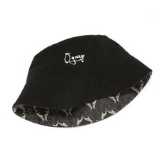 OGARP 오가프 JACQUARD PATTERN WARM BUCKET HAT BLACK 22FW008BK