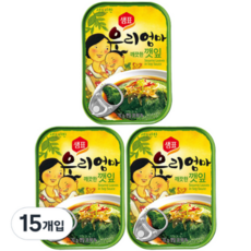 샘표우리엄마 깨끗한깻잎 기타반찬통조림, 70g, 120개
