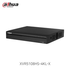 [다후아] XVR5108HS-4KL 800만화소 아날로그 8채널 CCTV 녹화기 DVR, 1개 - 다후아8채널녹화기