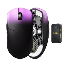 LAMZU 람주 마야 엑스 MaYa X 무선 게이밍 마우스 Wireless 8K, 람주 Maya X 8K(퍼플쉐도우)