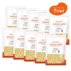 고미네 볶은 현미 국산 무첨가 곡물간식, 100g, 10팩