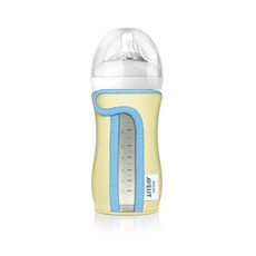 필립스 아벤트 유리 젖병 슬리브 8온스 색상은 다를 수 있음 scf676 01, One Size, One Color