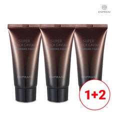 엔프라니 수퍼 블랙캐비어 클렌징 폼, 150ml, 3개