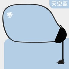 사무실 햇빛가리개 나뭇잎 책상 캐노피 가림막 바람막이 에어컨 형광등, 승객용 하늘색