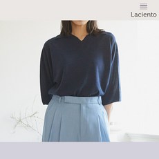 [런칭가 79000원] 22SS 라씨엔토 페이퍼얀블랜딩 홀가먼트 풀오버