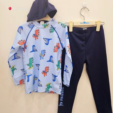 리틀밥독 서핑디노래쉬가드B252MAC01