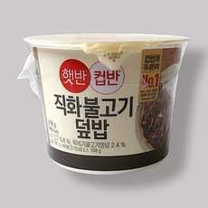 햇반컵반 직화 불고기 덮밥