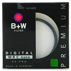 B+ W 나노 UV 헤이즈 Mrc 마스터 필터 Xs Pro 보호 울트라 렌즈 어댑터 링 카메라용, 06 B W UV 55mm, 1개