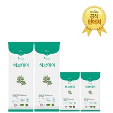 허브데이 생리대 공식 스토어 다양한 구성 모음전 + 샘플, 대형2팩+팬티라이너2팩