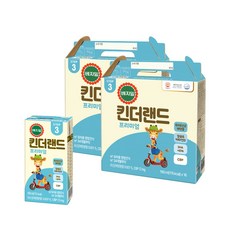 베지밀 유아용 뉴 킨더랜드 프리미엄3 미드 두유 190ml, 32개