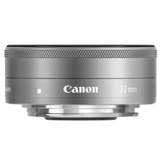 Canon 단초점 광각 렌즈 EF-M22mm F2 STM 실버 미러리스 일안 대응 EF-M222STMSL