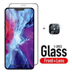 아이폰 12 프로 최대 유리 2in1 카메라 렌즈 수호자 아이폰 12 미니 iphone12 프로 최대 iphon 강화 유리 안전 필름|폰 강화유리|, 1개, for iphone 12 mini, 2 in 1