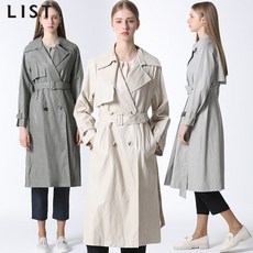 리스트 에코 레더 트렌치코트