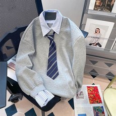 편안한 폴로 맨투맨 일상룩 유니크한 데일리룩 매력적인