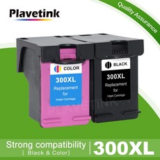 300XL HP 300 XL HP Deskjet D1660 D2560 D2660 D5560 F2420 F2480 F2492 F4210 프린터|잉크카트리지|, 1개, 2 X Black 2 X Color, 단일