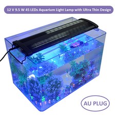 tomshine 12V 9.5 W 40cm LED 조명기 산호 수초 수조 작은 호주 규정 듀얼 램프 모드 효과 활성 광 발 초박형 바디 디자인 조명