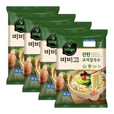 비비고 진한 교자 칼국수 642g x 4개 (총 8인분) 즉석, 1개