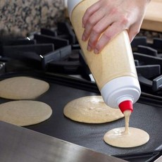 3통 세트 붕어빵 와플 반죽통 짤주머니 반죽 디스펜서 주전자 대용, 3통세트, 하얀색