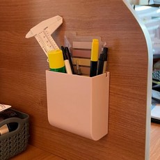 홈앤힐링 침대 휴대폰 정리함 월포켓 리모컨 칫솔 미니 거치대