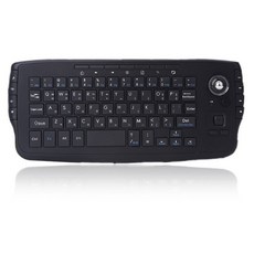 2.4GHz 무선 트랙볼 KeyBoard 10M거리 2in1 키보드마우스 sky*46557nl, 단일색상_단일사이즈 - 스카이트랙