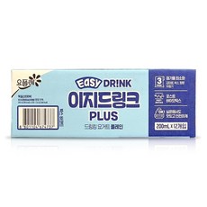 빙그레 요플레 이지드링크 플러스 마시는 플레인요거트 드링킹 유산균음료 코스트코, 12개, 200ml