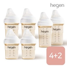 헤겐 혼합 수유 패키지 (젖병 150ml 4P+240ml 2P), 1개