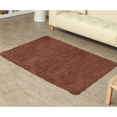 은은한 광택 브라운 솔리드 직사각 카페트(230x160cm) 포인트 가성비 침실