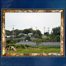 시골풍경창문액자그림시티지
