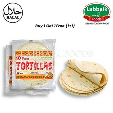 Fresh2Go Tortilla Bread (Roti) 10 Inch (12pcs) (1+1) 1536g 또띠아 10인치, 2pcs