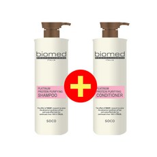 바이오메드프로페셔널 플래티넘 프로테인 퓨리파잉 샴푸+컨디셔너 각 1500ml, 2개, 1.5L