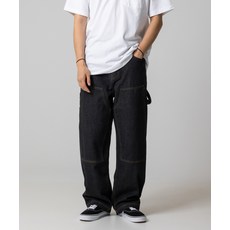 [디키즈] 더블니 카펜터 데님 팬츠 Black