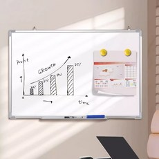 SeekFun 걸이형 화이트보드 자석 칠판 120*90cm 사무실 공부 학원 학생