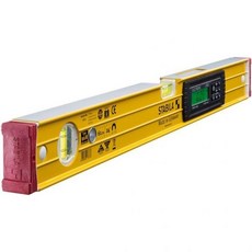 경사계 전자 게이지 눈눈 Stabila 36520 24인치 자기 먼지 및 방수 IP65 TECH 레벨 케이스 포함, Digital/Electronic/Magnetic, 1개