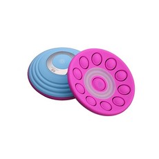 마사지 충전식 전기 유방 마사지기 USB 적외선 확대 진동기 여성 진공 치료기, 01 hot compress blue