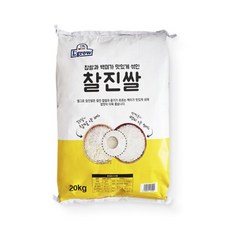 [23년산] 엘그로 찰진쌀(찹쌀+백미) 20kg/박스포장, 단품